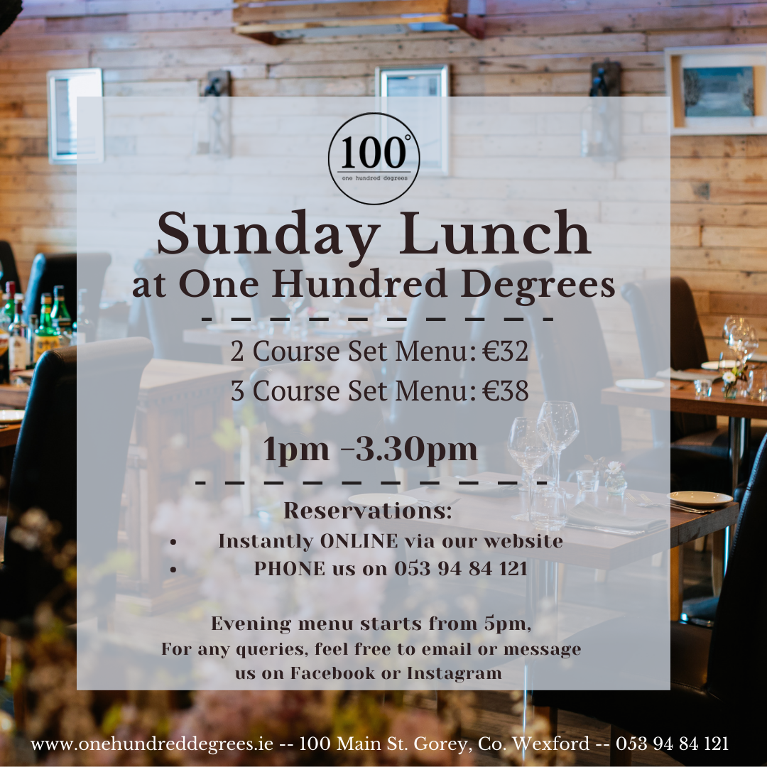Sunday lunch poster